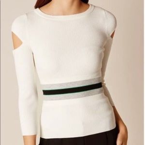 Karen Millen cold shoulder pullover sweater